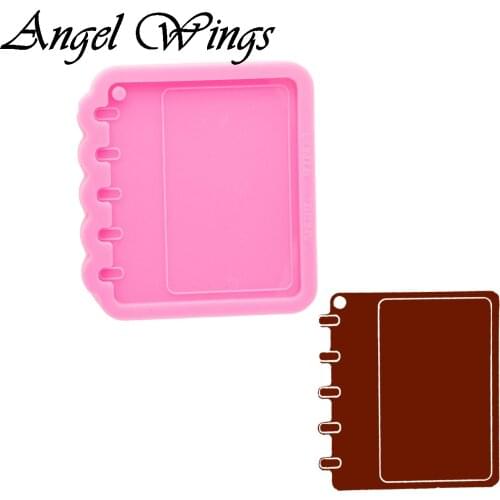 Shiny Resin Notebook Mould, Silicone Molds For Keychain , Clay Molds , Calendar DIY Resin Epoxy Mold , Not sticky DY0825