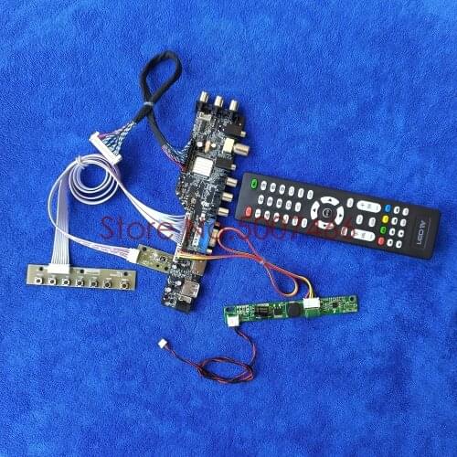 For LM230WF3-SLQ1/SLQ4/SLQ5/SLZ3/SLZ4 panel 1920*1080 LVDS 30-Pin VGA USB AV TV 3663 DVB digital LCD Controller board Kit