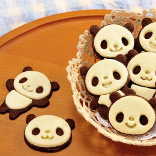 3D Cute Panda Shape DIY Biscuit Cutter Cake Cookie Mold Kitchen Pastry Decorating DIY Food Fondant Baking Mould Tool