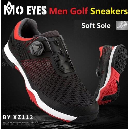 2020 Pgm Golf Shoes MenS Waterproof Antiskid Sneakers Male Rotating Shoelaces Sports Spiked Sneakers Damping Insole Trainers