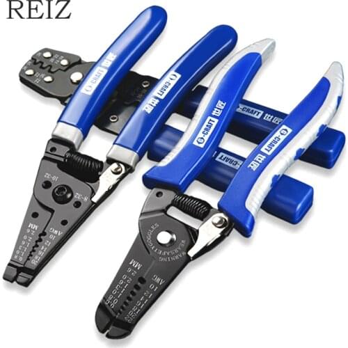 REIZ Wire Stripping Pliers Set Multitools Cable Stripper Cutting Terminals Crimping Tool For Electrician Repair DIY Hand Tools
