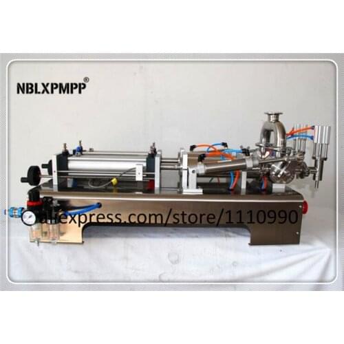 NINGBO LUOXIN Lowest Factory Price Highest Quality 1000ml double nozzle heads filling machine Liquid Paste liquid piston filler