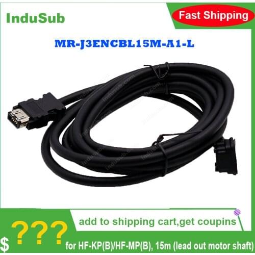 NEW original Servo cable MR-J3ENCBL5M-A1-L for HF-KP IP65 IAK3 SERVO