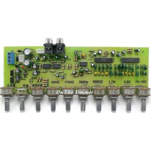 Fever tuning board audio front board EQ balance board power amplifier preamplifier board