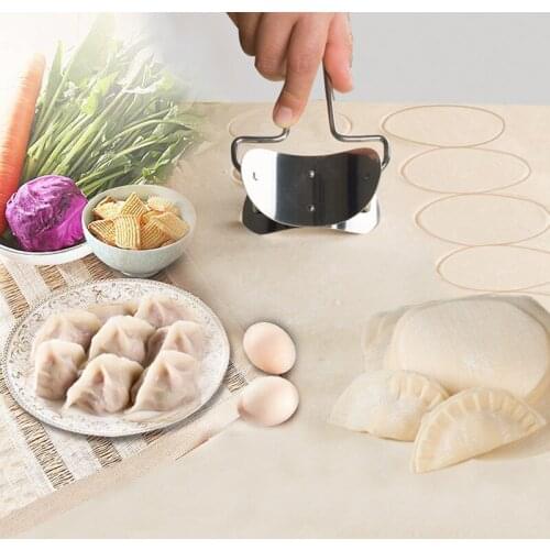 Stainless Steel Dough Press Dumpling Maker Kitchen Tool For Making Dumpling Skin Maker Machine