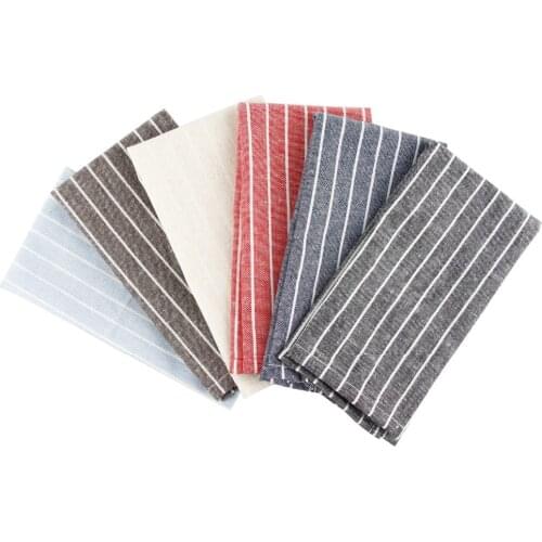 30x40cm cotton linen Napkins placemat heat insulation mat dining table mat comfortable Napkin fabric table placemats Background