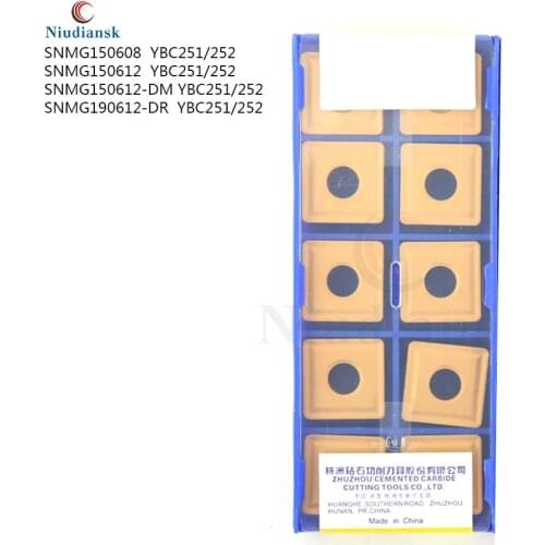 SNMG150608 SNMG150612 YBC251 SNMG150612-DM SNMG190612-DR YBC251 YBC252 Turning Blades CNC Lathe Tools Carbide Inserts ,For Steel