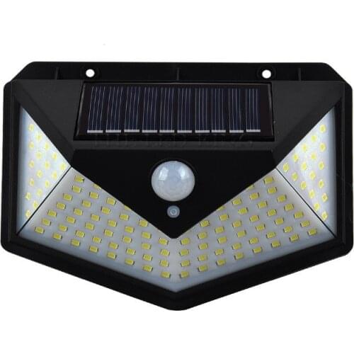 100 212 LED Solar Lamp PIR Motion Sensor LED Solar Light Solar Powered By Sunlight Waterproof For Outdoor Wall Street Decor
