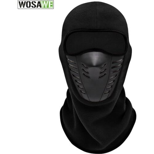 WOSAWE Winter Balaclava Thermal breathable Cycling Headbands mountain road Bicycle Skiing warm Full face mask scarf
