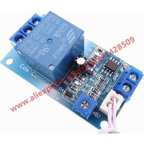 1pc XH-M131 Photosensitive Resistor Module Luminance Automatic Control 5V Light Control Relay Ray of Light Switch Sensor