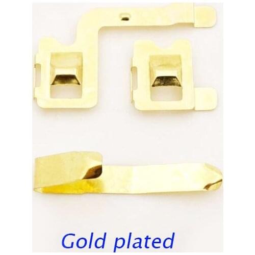10 Pcs S2 Chassis Golden Plated Terminal Set Battery Conductive Sheet 15421 for Tamiya Mini 4WD Car Model
