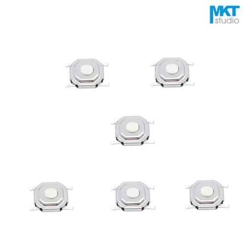 100Pcs Sample 5x5 Plastic Head Button 4*4*1.5mm SMD Micro Tactile Tact Electronic Switch
