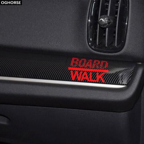 2 PCS Reflective Vinyl Decal Board Walk Graphic Exterior Window Trunk Door Decor Sticker for MINI Countryman R60 F60 Cooper S