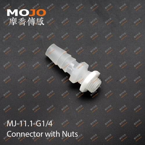 2020 Free shipping!(20pcs/Lots) MJ-11.1-G1/4 straight-through joint 11mm to G1/4" male thread connector pipe fitting