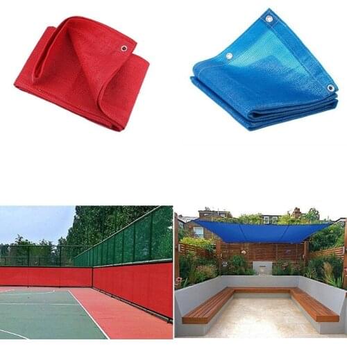 2020 Summer Red Blue Anti-UV Sunshade Net Garden Greenhouse Succulent Plants Sunscreen Cover Balcony Landscape Protective Fence