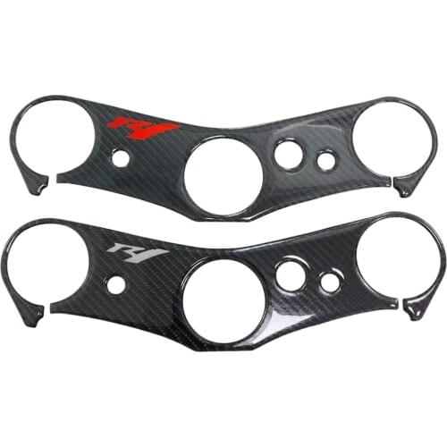 Motorcycle 3D Decoration End Triple Tree Top Clamp Sticker Decal Pad Cover For Yamaha YZFR1000 R1 2004 2005 2006 K4 K5 K6