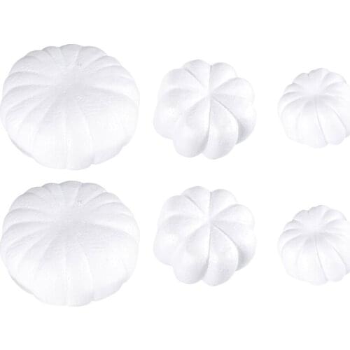 6PCS Practical Creative DIY Foam Handmade Foam Foam Pumpkin for Decor Party Ornament Home