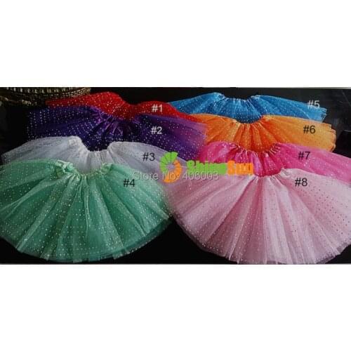 Free shipping 2014 new sparkle glitter childrens tutu kids girls tulle skirt for childrens skirt