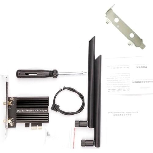 2400Mbps Wireless Ax3000Ngw Ngff Network Wifi Card for 2.4G/5Ghz 802.11Ac Bluetooth 5.0 Without Extension Antenna