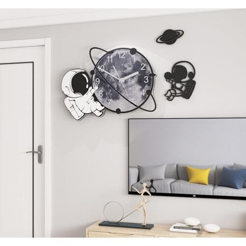 Large Modern Acrylic Wall Clocks Fashion Creativity Decorative Wall Clocks Simple Abstract Horloge Murale Handmade Art EK50bgz