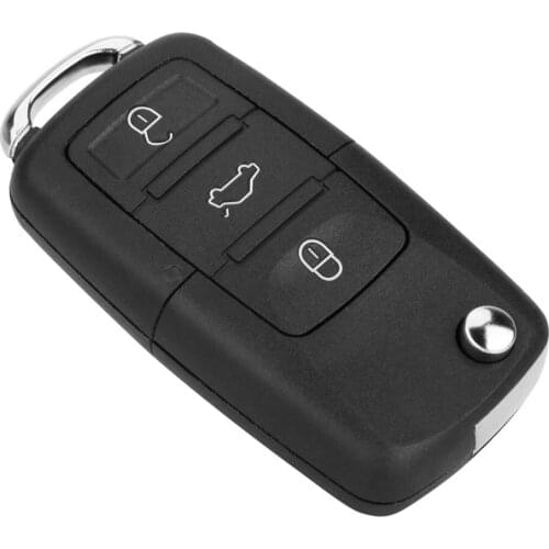 For VW Golf Jetta Touran Tiguan Jetta B5 Key Shell Key Case Cover Replacement Car Key Flip Folding 2 Buttons Remote