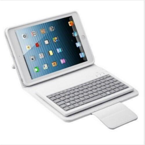 Tablet Case With Bluetooth KeyboardFor iPad Mini 1 2 3 Combination Stand Cover Silicone Leather Case