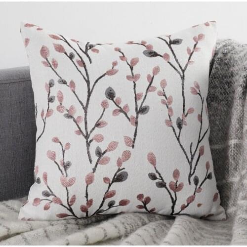 GYK010 Different Colors Willows Cushion Case (No Filling) 1PC Polyester Home Decor Bedroom Decorative Sofa Car Throw Pillows