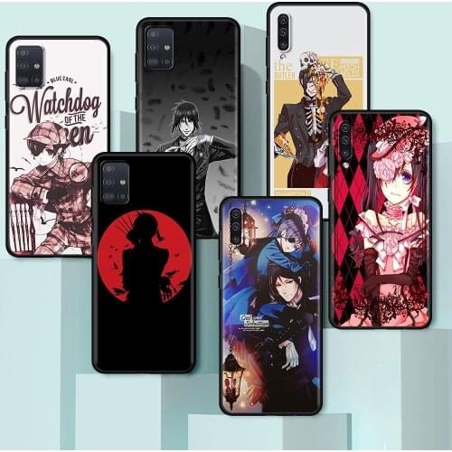 Anime Butler Kuroshitsuji Phone Case for Samsung Galaxy A51 A71 A21s A12 A31 A41 A32 A02s A11 A72 A52 A42 5G A01 A91 Cover