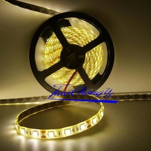 DC 24V 5M Warm White 5050 SMD 300LED Strip light flexible 60led/m waterproof IP65