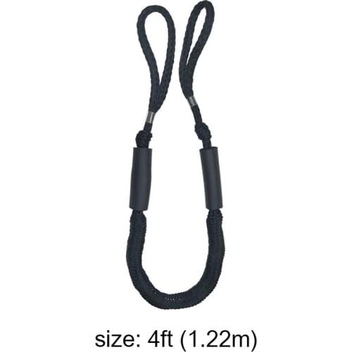 Elastic Wharf Rope Boat Dinghy Marine Boat Bungee Dock Line Stretching Mooring Rope Shock Cord Anchoring Docking Rope Adjustable