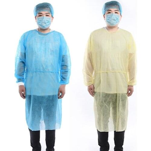 Oil-proof Disposable Apron Dustproof Factory Workwear Waterproof Kitchen Clothes Restaurant Clothing Women Baking Party Uniform