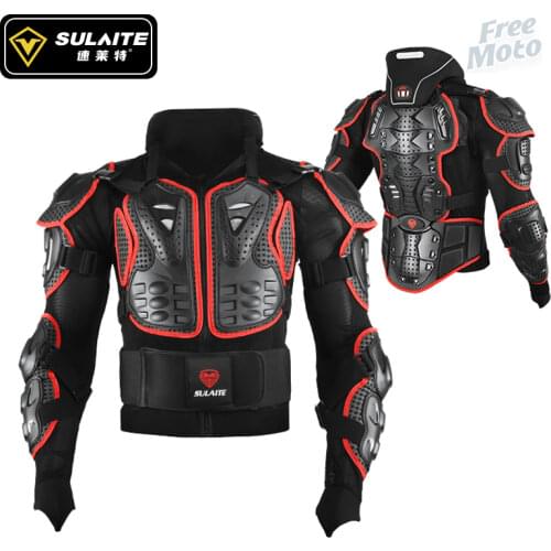SULAITE Motorcycle Jacket Body Armor Anti-fall Protective Suit Motocross Racing Jacket Moto Protection Body Armor Women Men