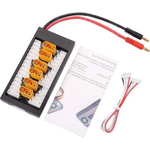 New Amass V2 version Multi 2S-6S JST-XH/ XT90 Lipo 40A Parallel Balance Charging connector Board For RC Battery Imax-B6 Parts