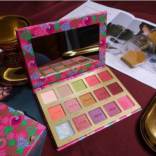 2019GUICAMI New Beauty Glazed Makeup Eyeshadow Palette Shimmer Matte Glitter 15 Shades Pigmented Eye Shadow Underwater World