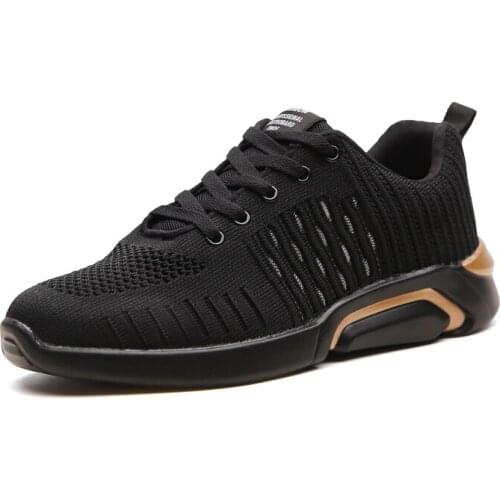 2019 New Arrival Flexible Men Tennis Shoes Male Breathable Mesh Sneaker Comfortable Sport Shoes Stable Non-slip Fitness Trainers