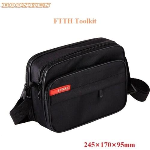 Fiber Optic Connector Tool Bag FTTH Fiber Optic Tool kit Fiber Optic Communication Construction Package Cloth Package Backpack