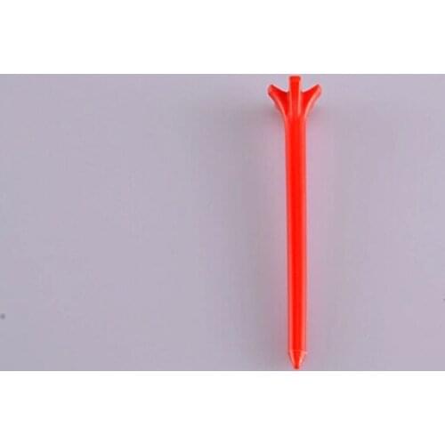 Plastic Golf Tees Professional Golf Accessories Tee System Length 68mm Plastic Pro Random Color 10 PCS Multicolor Wholesale