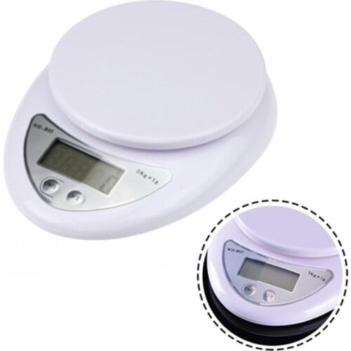 5kg/1g Portable Digital Scale Kitchen Food Diet Postal Scales Balance Measuring Weighing Scale Electronic Scales Without battery
