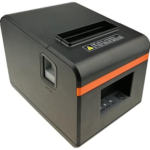 Brand new 80mm receipt bill printer High quality Small ticket POS printer Stylish appearance automatic cutting print Quick