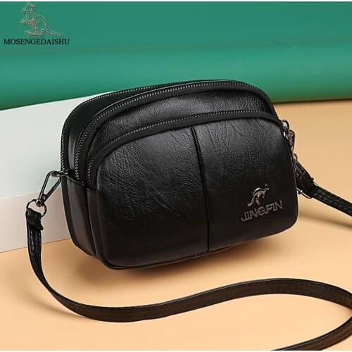 Luxury Designer High Quality Leather Ladies Shoulder Bag Solid Color Design Women Messenger Bags Fashion Letter Womens Wallet