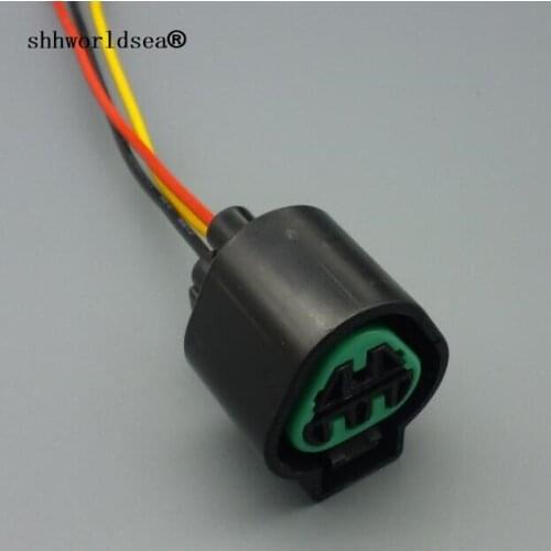 Shhworldsea 5/10/30/50/100sets 3 pin 2.2mm car waterproof cable wiring harness female connector plug PB625-03027