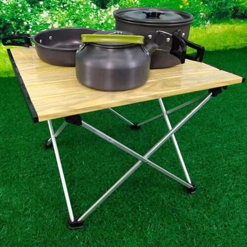 Folding Ultralight Camp Table in a Bag for Picnic, Camp