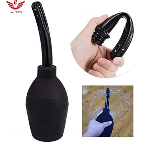 Wetips Silicone Handheld Bidet Enema Shower Bidet Shattaf Travel Bidet Shower Nozzle Douche Anal Enema Ducha Anal Shower