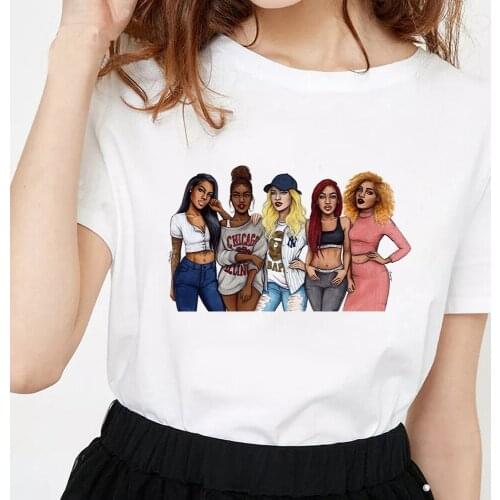 Graphic Tees Women Harajuku Fashion Korean T-shirt Punk T Shirt Shirt Short-sleeved Top Clothes Vegan Female Camiseta Mujer