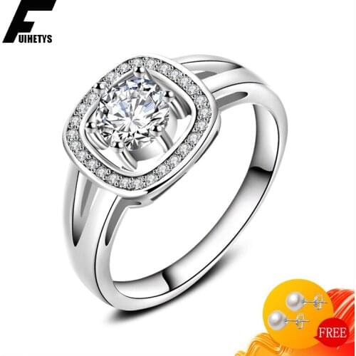 BaliJelry Luxury Charm Rings 925 Silver AAA Zircon Gemstones Jewelry Accessories Ring for Women Wedding Engagement Dropshipping