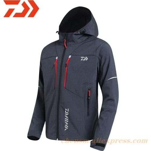 Dawa Winter sports outdoor jacket men cycling fishing hooded ski windproof waterproof breathable and warm mountaineering clothes