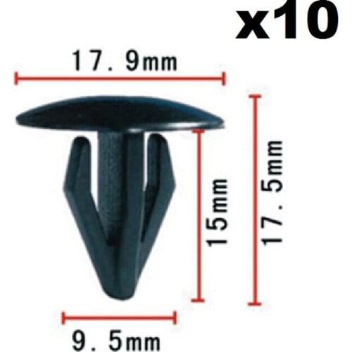 10pcs For Honda Series Fixed buckle / Nylon Retainer Clip