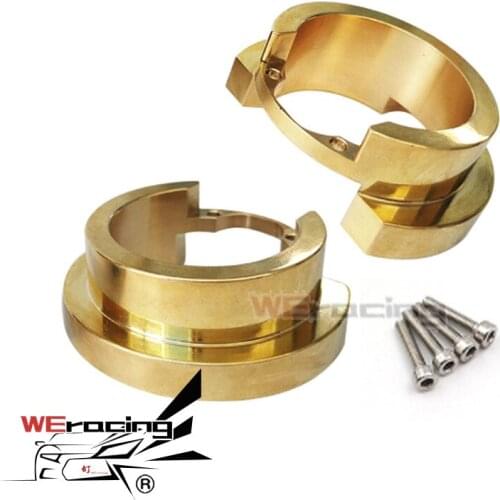 2PCS Axle Doors Brass Counterweight Balance Weight For 1/10 Rc Crawler Trx-4 Trx4 S93