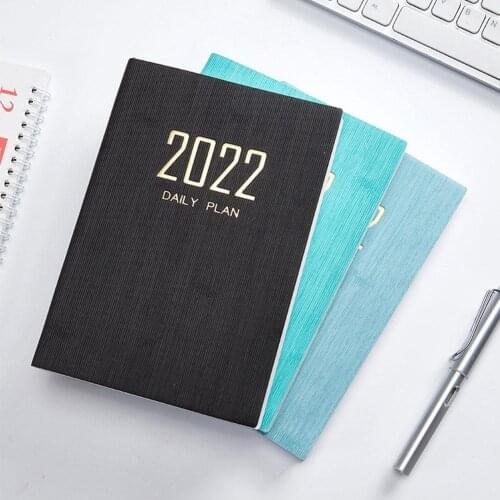 2022 Planner English version Agenda Notebook Goals Habit Schedules Stationery Office School Diary NoteBook Supplies
