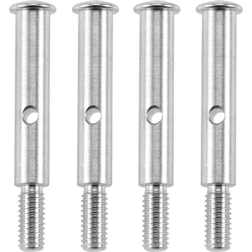 4Pcs Metal Front Axle Shaft TRA3637 for 1/10 Slash 2WD Stampede 2WD Rustler VXL XL-5 Upgrade Parts Accessories